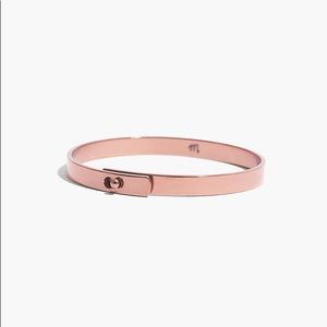 Madewell Gunmetal Rosé Glider Cuff